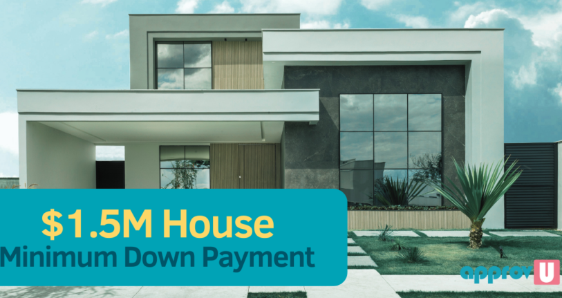 Down payment for $1.5M house - approvU